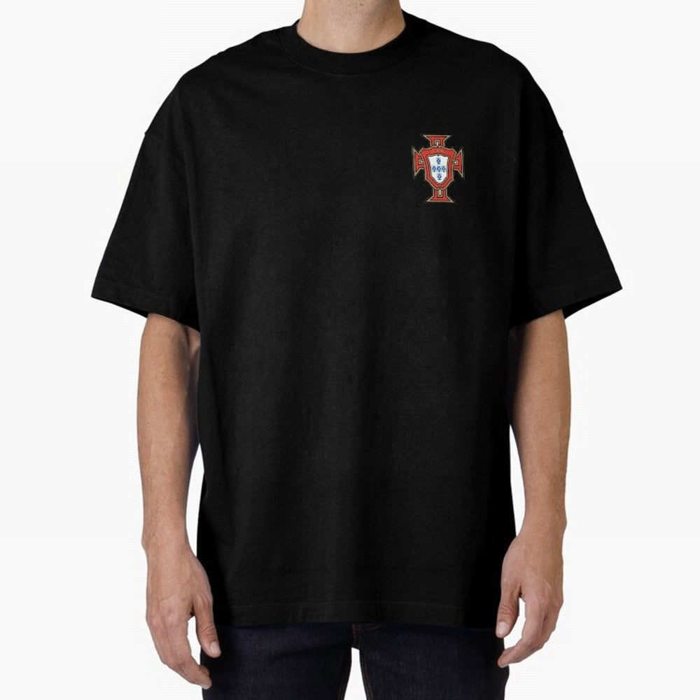 Portugal National Team - Oversized T-Shirt Celebrate Football Heritage in FIFA World Cup 2026 USA Canada Mexico for Fans of Messi, Neymar and Mbappe and Argentina, Bringing Soccer Culture, Superstar Moments, National Team Dreams and Competitive