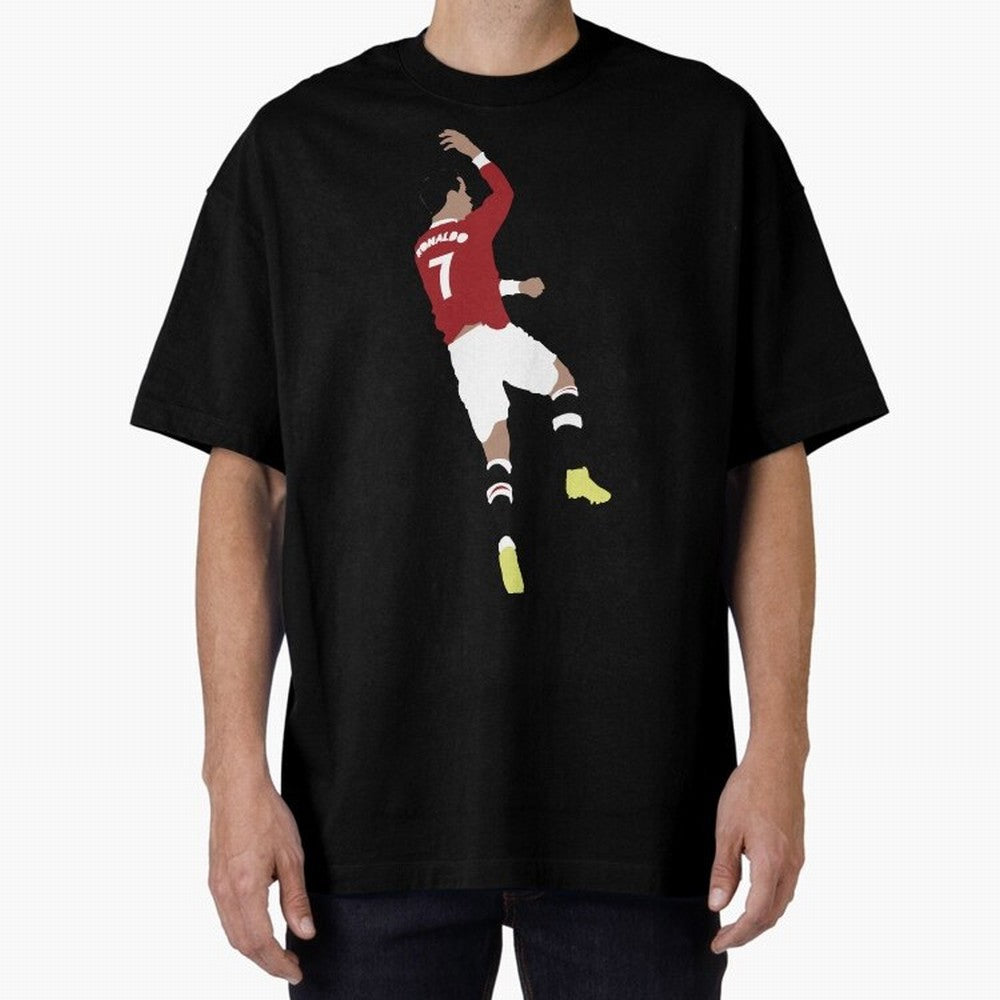 Cristiano Ronaldo Suuii - Design Oversized T-Shirt Support the Legends of FIFA World Cup 2026 Group Stage Spirit, Connected to Spain, Haaland and Mbappe, Stadium Memories, Football Loyalty, International Chants and Championship Tradition; Ideal for
