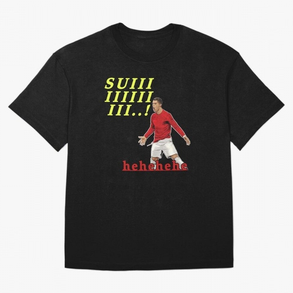 Hehehe suiii !! Cristiano ronaldo goal Oversized T-Shirt Make Memories around Match Day Hype around FIFA World Cup 2026 Group Stage, CR7 and Messi, France, Game Day Rituals, Football Legends, Country Pride and the Road to the Final; Great for