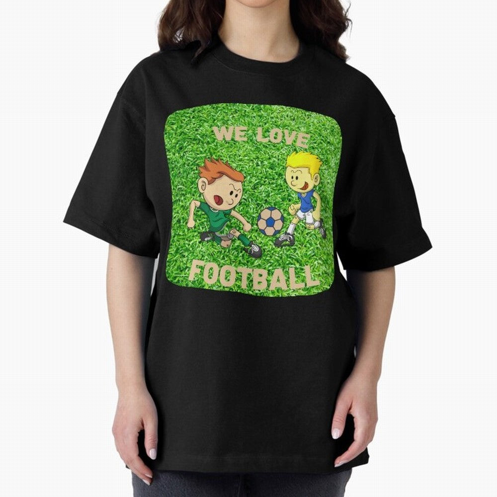 Futbol is Life, I like Cristiano Ronaldo Oversized T-Shirt Stand Out with Spirit from FIFA World Cup 2026 USA Canada Mexico for Fans of Mbappe and Neymar and England, France and Netherlands, Bringing Match Day Excitement, Supporter Culture, Golden