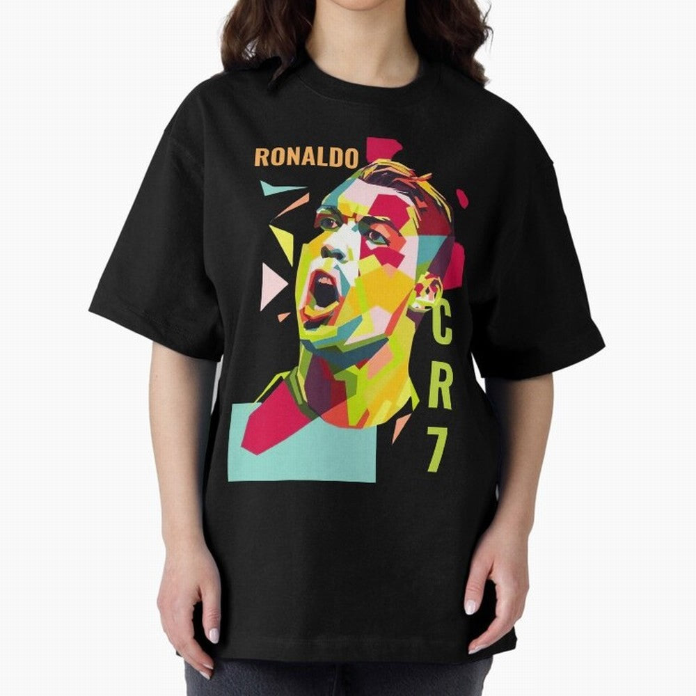 RONALDO CR7 Design Oversized T-Shirt Bring World Football Passion into FIFA World Cup 2026 Filled with Neymar, Spain and Netherlands Energy, Tournament Hype, Historic Matchups, Family Viewing Parties and Global Sports Pride; Great for Watch