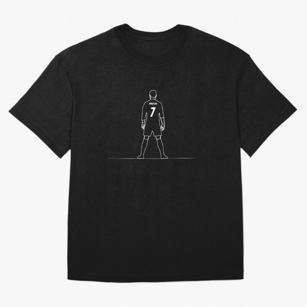 Cristiano Ronaldo Standing Oversized T-Shirt Honor the Football Icons of the FIFA World Cup 2026 USA Canada Mexico Journey through Neymar Highlights, Germany Pride, Sports Nostalgia, International Competition, Famous Players and Unforgettable