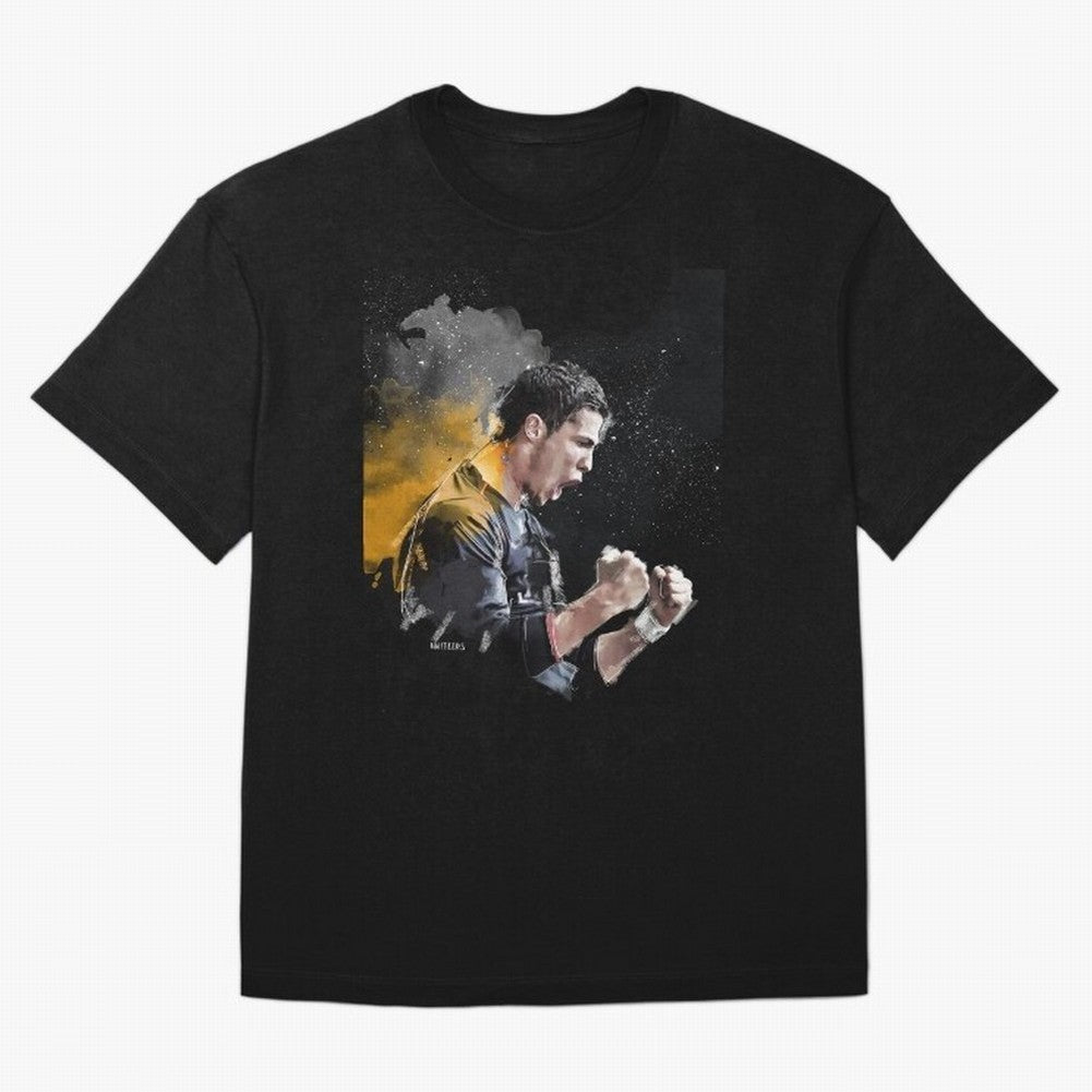 CRISTIANO RONALDO PAINTING Oversized T-Shirt Share FIFA World Cup 2026 USA Canada Mexico for Fans of Cristiano Ronaldo and Argentina, France and Brazil, Bringing Tournament Hype, Historic Matchups, Family Viewing Parties and Global Sports Pride;