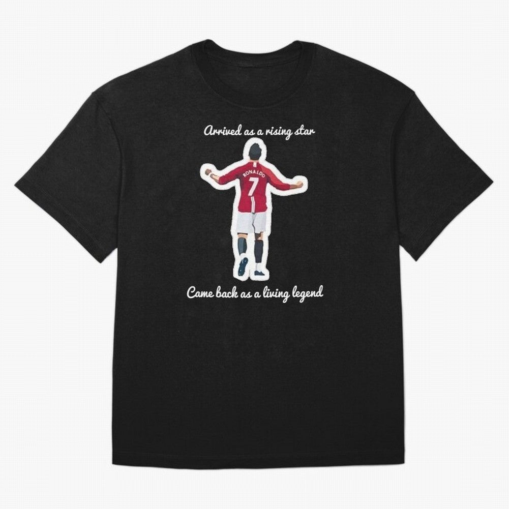 Cristiano Ronaldo Manchester United Siu Siuuu MUFC Oversized T-Shirt Support FIFA World Cup 2026 USA Canada Mexico Spirit, Featuring Brazil, CR7 and Messi, Global Supporter Spirit, Legendary Goals, National Colors and Tournament Celebration;