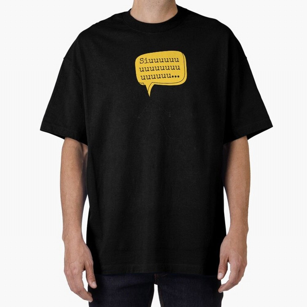 Siuuu cristiano ronaldo CR7 Oversized T-Shirt Feel the Trophy Chase of Match Day Hype around FIFA World Cup 2026 Group Stage, Messi and Cristiano Ronaldo, Spain, Goal Celebration Energy, Supporter Heritage, Football Icons and Worldwide Tournament