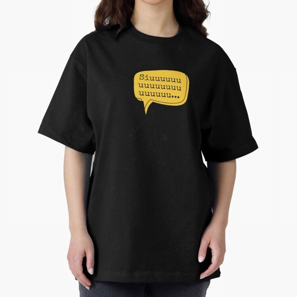 Siuuu cristiano ronaldo CR7 Oversized T-Shirt Feel the Trophy Chase of Match Day Hype around FIFA World Cup 2026 Group Stage, Messi and Cristiano Ronaldo, Spain, Goal Celebration Energy, Supporter Heritage, Football Icons and Worldwide Tournament
