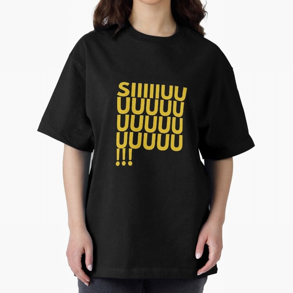 Cristiano Ronaldo Siuuu Oversized T-Shirt Experience the Global Stage of FIFA World Cup 2026 for Fans of Messi and Cristiano Ronaldo and France, Bringing Supporter Pride, Iconic Celebrations, Legendary Names and Global Match Day Energy; Perfect for