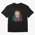 Cristiano Ronaldo digital art Oversized T-Shirt Show Passion for the Stars of Global Football Passion for FIFA World Cup 2026 Group Stage, Featuring Neymar, Argentina, France and Brazil, Worldwide Fan Energy, Dramatic Goals, Stadium Lights and