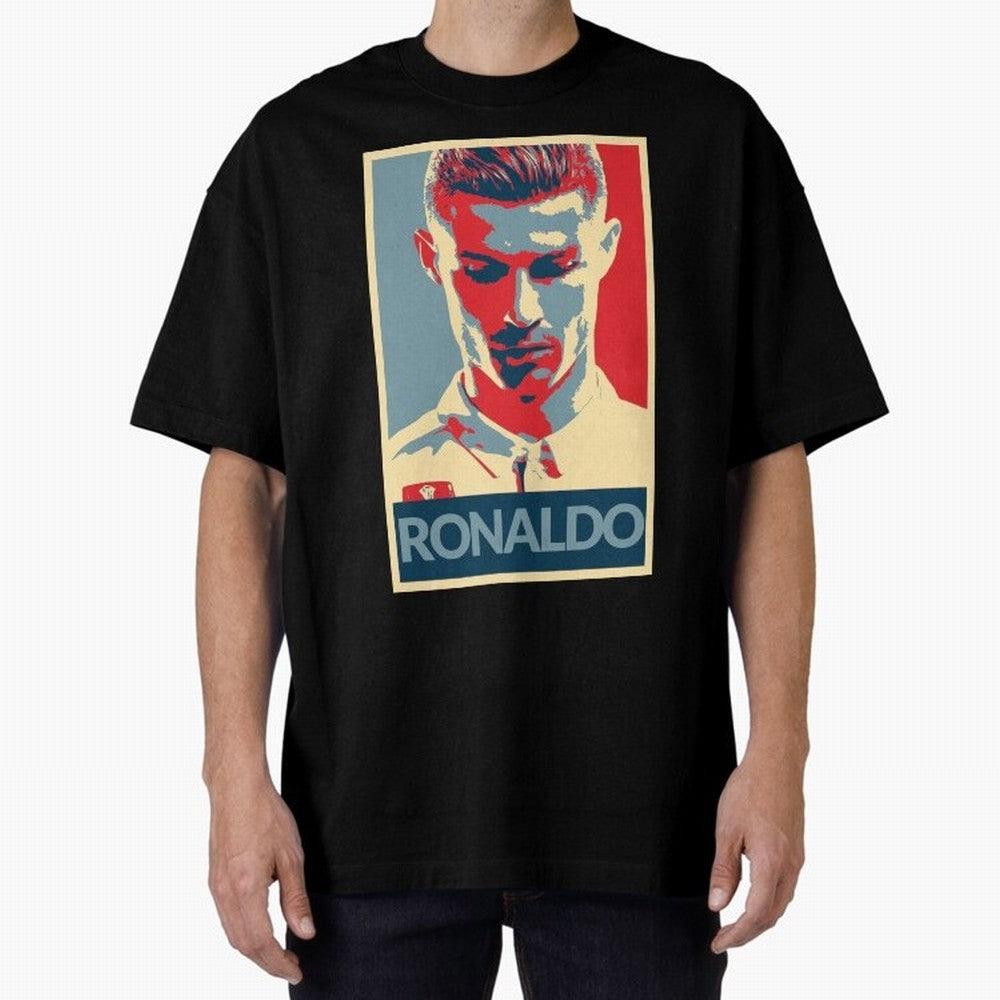 Cristiano Ronaldo Oversized T-Shirt Celebrate the Next Chapter of Global Football Passion for FIFA World Cup 2026 USA Canada Mexico, Inspired by Haaland, Spain, Match Day Excitement, Supporter Culture, Golden Goals and Global Football Passion;