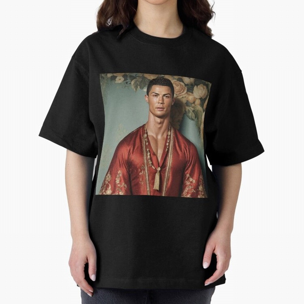 Cristiano Ronaldo Oversized T-Shirt Celebrate Football Heritage in the FIFA World Cup 2026 Group Stage Journey through Messi Highlights, Argentina, France and Brazil Pride, Classic Soccer Heritage, Championship Pressure, Fan Loyalty and