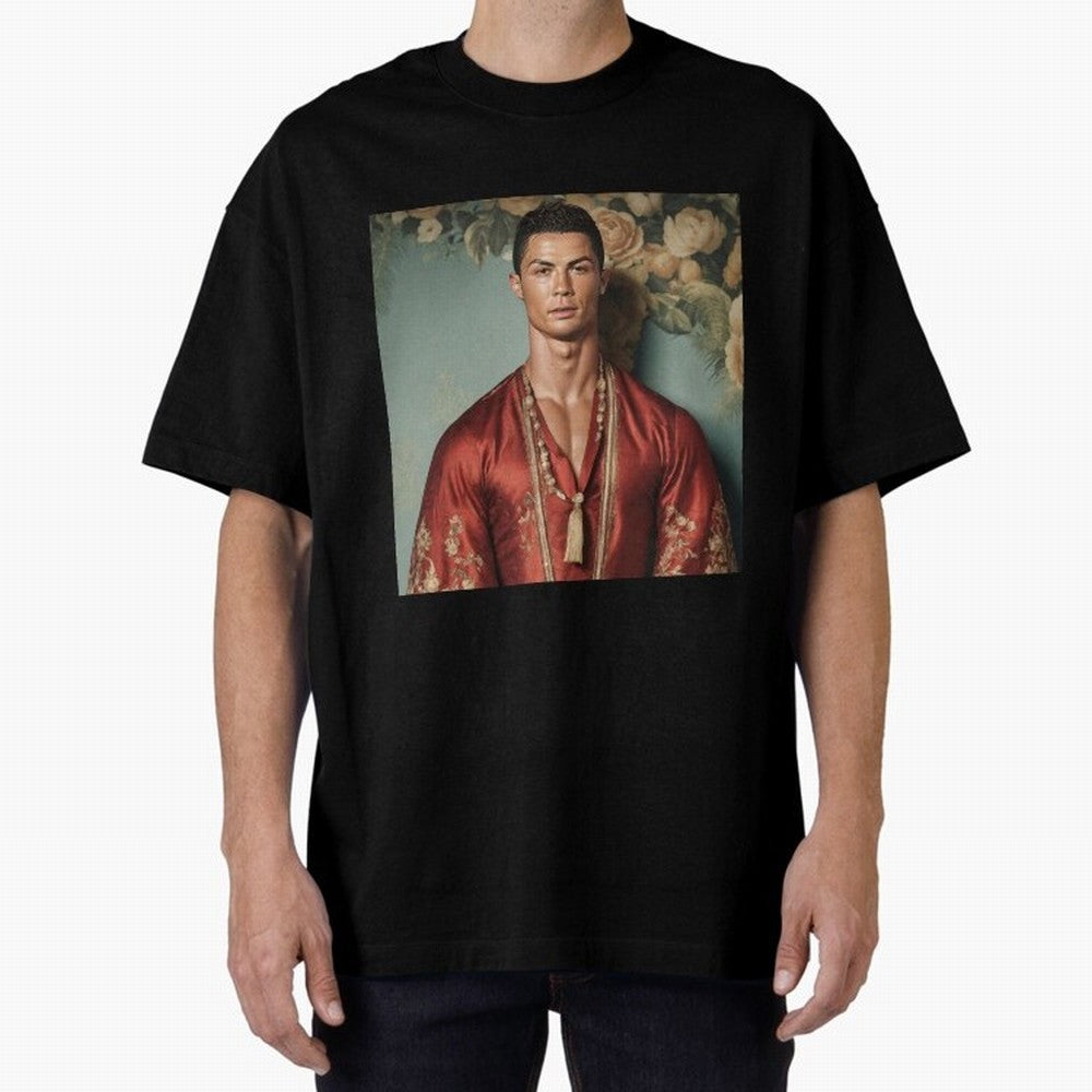Cristiano Ronaldo Oversized T-Shirt Celebrate Football Heritage in the FIFA World Cup 2026 Group Stage Journey through Messi Highlights, Argentina, France and Brazil Pride, Classic Soccer Heritage, Championship Pressure, Fan Loyalty and