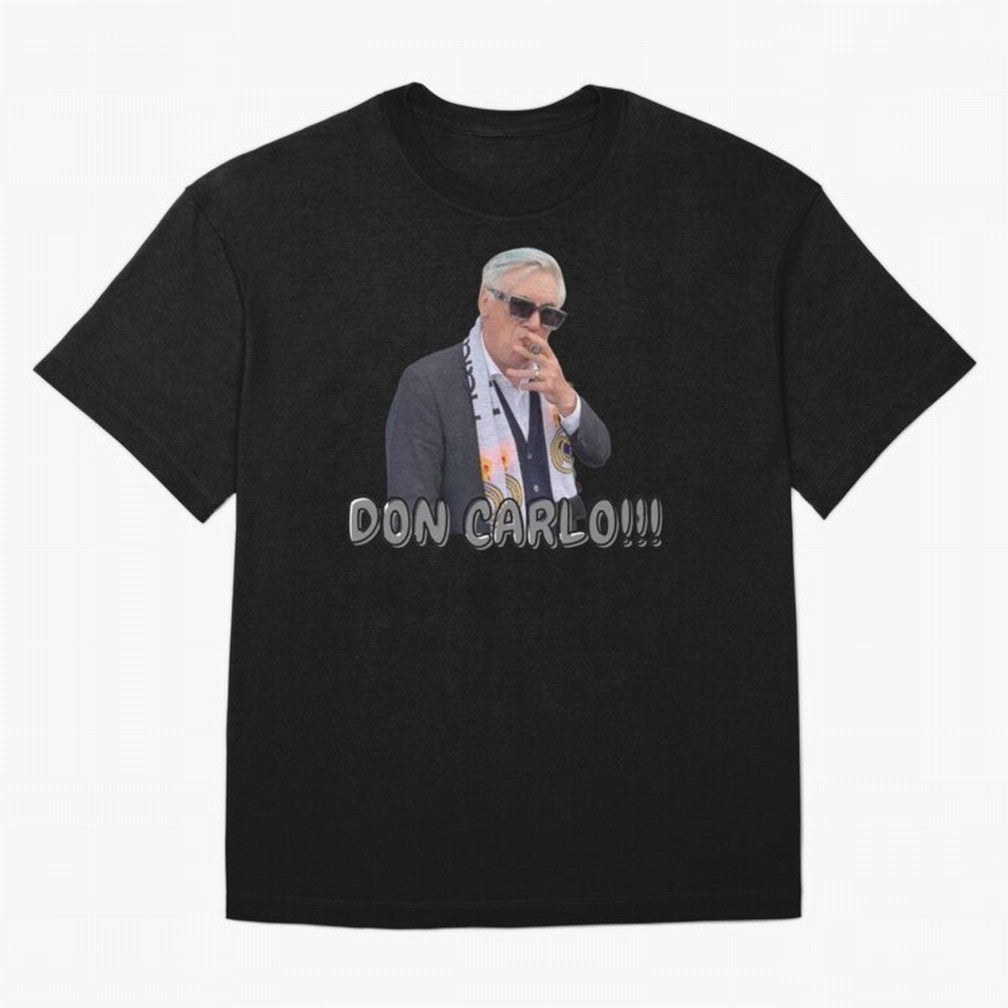 Don Carlo Ancelotti Oversized T-Shirt Show Support during FIFA World Cup 2026 Spirit, Capturing Portugal, Neymar, Worldwide Fan Energy, Dramatic Goals, Stadium Lights and Championship Celebrations; Perfect for Fans, Collectors, Family Gatherings,