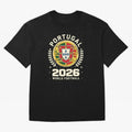 Portugal 2026 World Football Oversized T-Shirt Celebrate Unforgettable Nights in Global Football Passion for FIFA World Cup 2026 Group Stage, Celebrating Mbappe, Argentina, Stadium Memories, Football Loyalty, International Chants and Championship
