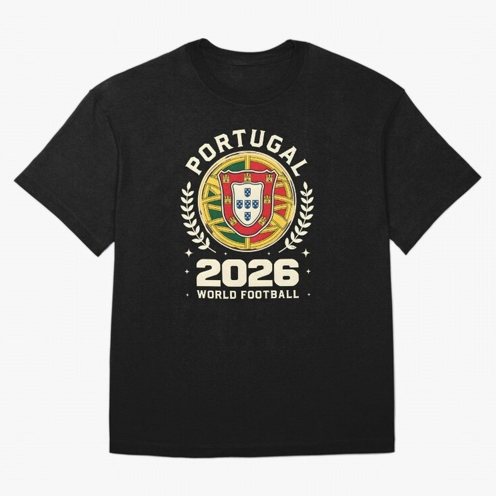 Portugal 2026 World Football Oversized T-Shirt Celebrate Unforgettable Nights in Global Football Passion for FIFA World Cup 2026 Group Stage, Celebrating Mbappe, Argentina, Stadium Memories, Football Loyalty, International Chants and Championship