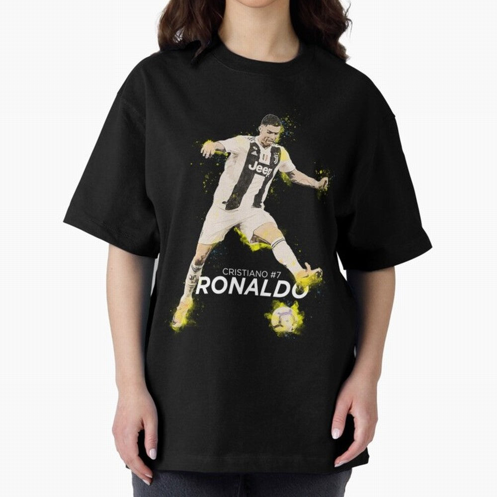 Cristiano Ronaldo Cristiano Ronaldo Oversized T-Shirt Bring World Football Passion into the FIFA World Cup 2026 Group Stage Journey through Haaland Highlights, Portugal Pride, Football Festival Excitement, Trophy Ambitions, Country Rivalries and