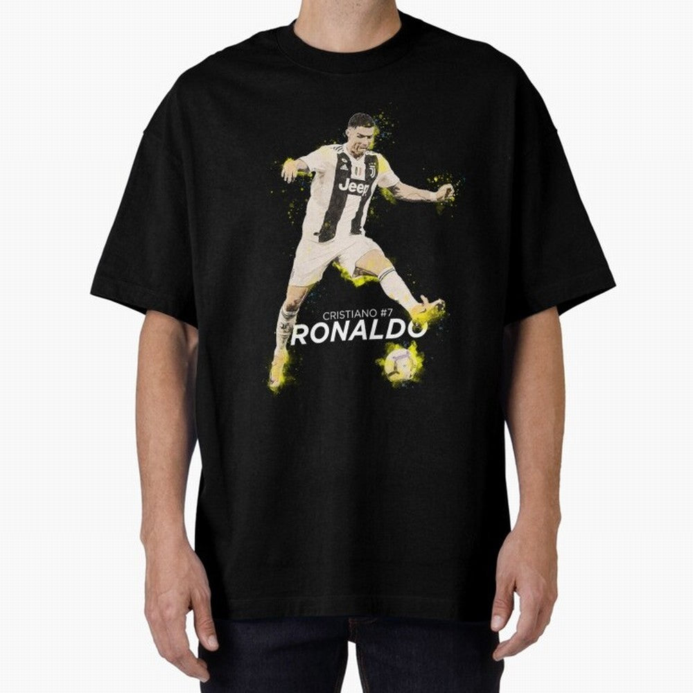 Cristiano Ronaldo Cristiano Ronaldo Oversized T-Shirt Bring World Football Passion into the FIFA World Cup 2026 Group Stage Journey through Haaland Highlights, Portugal Pride, Football Festival Excitement, Trophy Ambitions, Country Rivalries and