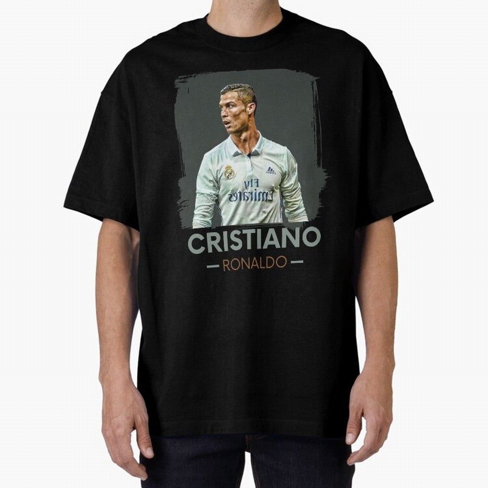 Cristiano Ronaldo Best Seller Oversized T-Shirt Relive the Noise and Pride of FIFA World Cup 2026 USA Canada Mexico Capturing Messi, Neymar and Mbappe, Portugal, Spain and Germany Energy, Match Day Excitement, Supporter Culture, Golden Goals and