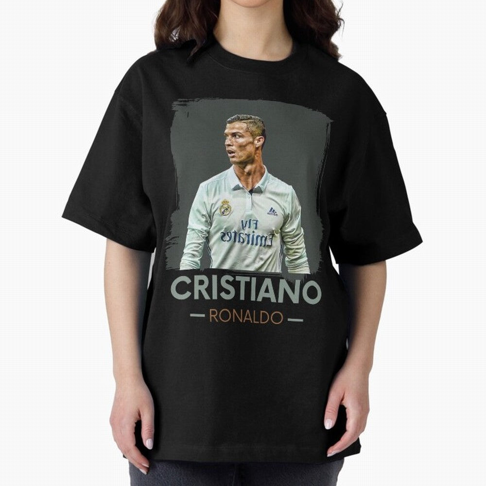 Cristiano Ronaldo Best Seller Oversized T-Shirt Relive the Noise and Pride of FIFA World Cup 2026 USA Canada Mexico Capturing Messi, Neymar and Mbappe, Portugal, Spain and Germany Energy, Match Day Excitement, Supporter Culture, Golden Goals and