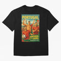 Portugal Lisbon Bel¨¦m Tower Cristiano Ronaldo FIFA World Cup Football Celebration Oversized T-Shirt Bring Home the FIFA World Cup 2026 Group Stage Journey through Neymar, Haaland and Cristiano Ronaldo Highlights, Portugal Pride, Tournament Hype,