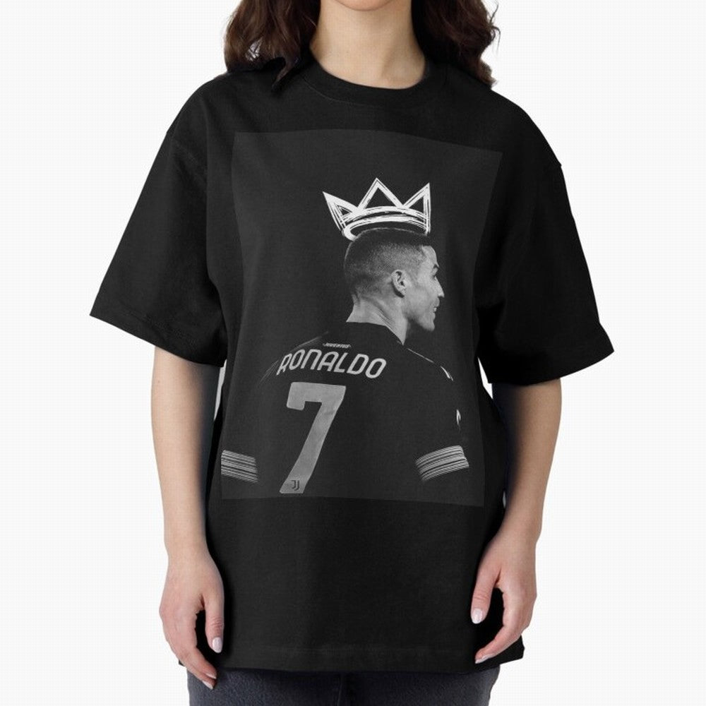 Signature Number 2 Oversized T-Shirt Bring FIFA World Cup 2026 Built around Neymar, Haaland and Cristiano Ronaldo, Portugal Energy, Supporter Pride, Iconic Celebrations, Legendary Names and Global Match Day Energy; Perfect for Supporters Who Want