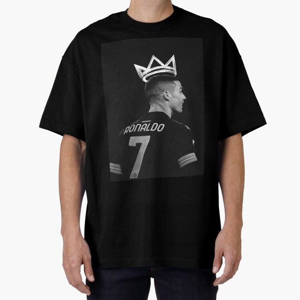 Signature Number 2 Oversized T-Shirt Bring FIFA World Cup 2026 Built around Neymar, Haaland and Cristiano Ronaldo, Portugal Energy, Supporter Pride, Iconic Celebrations, Legendary Names and Global Match Day Energy; Perfect for Supporters Who Want