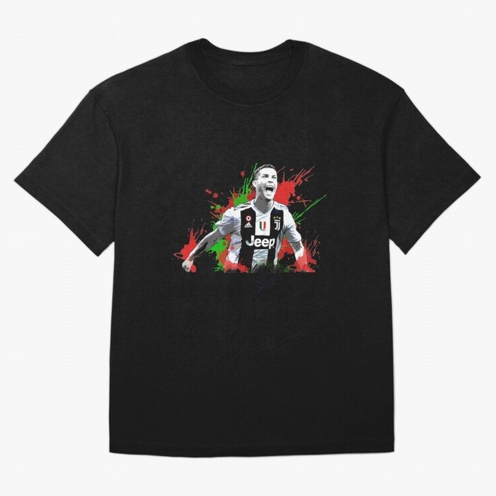Cristiano Ronaldo Cristiano Ronaldo Oversized T-Shirt Feel the FIFA World Cup 2026 Group Stage Journey through Haaland Highlights, Portugal Pride, Supporter Pride, Iconic Celebrations, Legendary Names and Global Match Day Energy; Ideal for Fans Who
