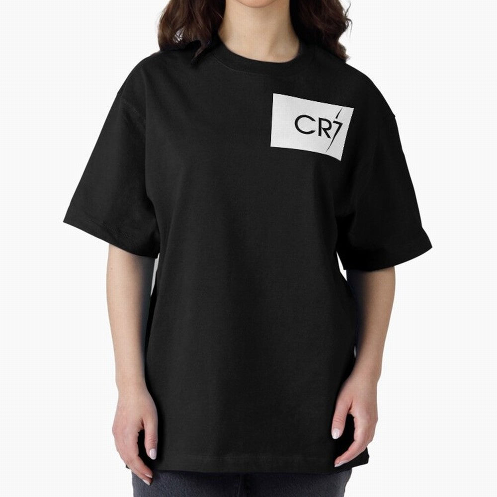 CR7 White Oversized T-Shirt Bring a Vintage Feel to FIFA World Cup 2026 USA Canada Mexico with Mbappe and Neymar, Germany Energy, Classic Soccer Heritage, Championship Pressure, Fan Loyalty and International Pride; Perfect for Fans, Collectors,