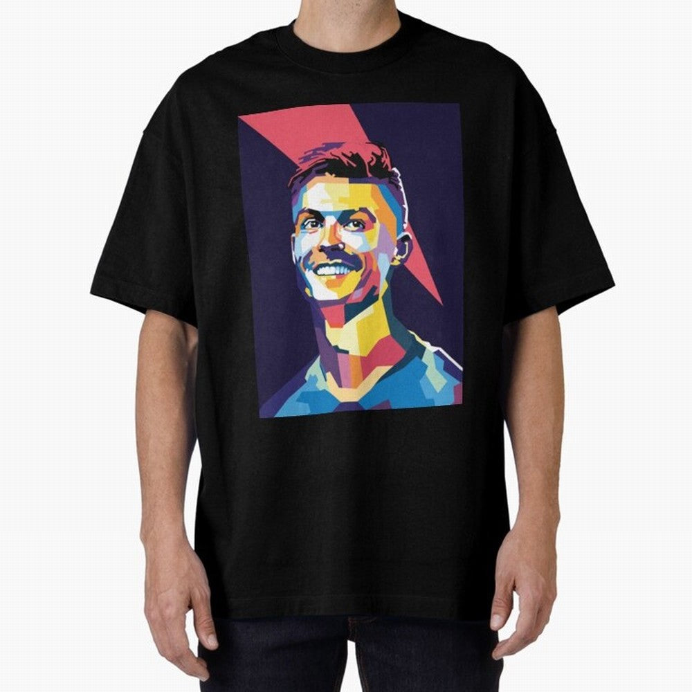Cristiano Ronaldo Cristiano Ronaldo Oversized T-Shirt Back Your Heroes with FIFA World Cup 2026 Group Stage for Fans of Messi, Neymar and Mbappe and Netherlands, Bringing Soccer Culture, Superstar Moments, National Team Dreams and Competitive Fire;