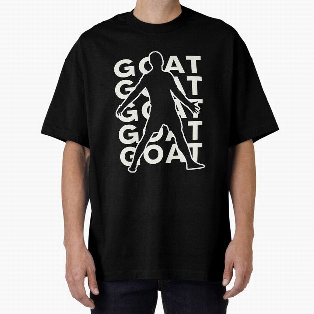 Cristiano Ronaldo the goat CR7 Oversized T-Shirt Build FIFA World Cup 2026 Spirit, Connected to Argentina and Brazil, Neymar, Haaland and Cristiano Ronaldo, Retro Football Energy, Iconic Rivalries, Trophy Chase Drama and Stadium Atmosphere; Perfect