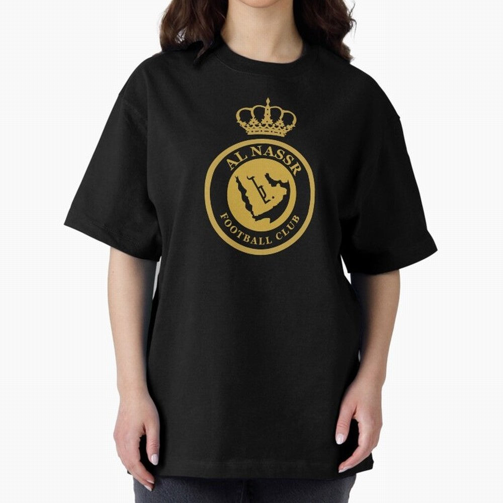 Al-Nassr Football Club - Oversized T-Shirt Turn Every Weekend Toward FIFA World Cup 2026 Group Stage Filled with CR7, Portugal, Spain and Germany Energy, Champion Mindset, Group Stage Buzz, Knockout Tension and Passionate Fan Culture; Perfect for