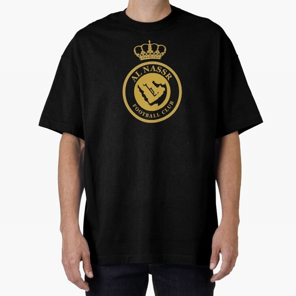 Al-Nassr Football Club - Oversized T-Shirt Turn Every Weekend Toward FIFA World Cup 2026 Group Stage Filled with CR7, Portugal, Spain and Germany Energy, Champion Mindset, Group Stage Buzz, Knockout Tension and Passionate Fan Culture; Perfect for
