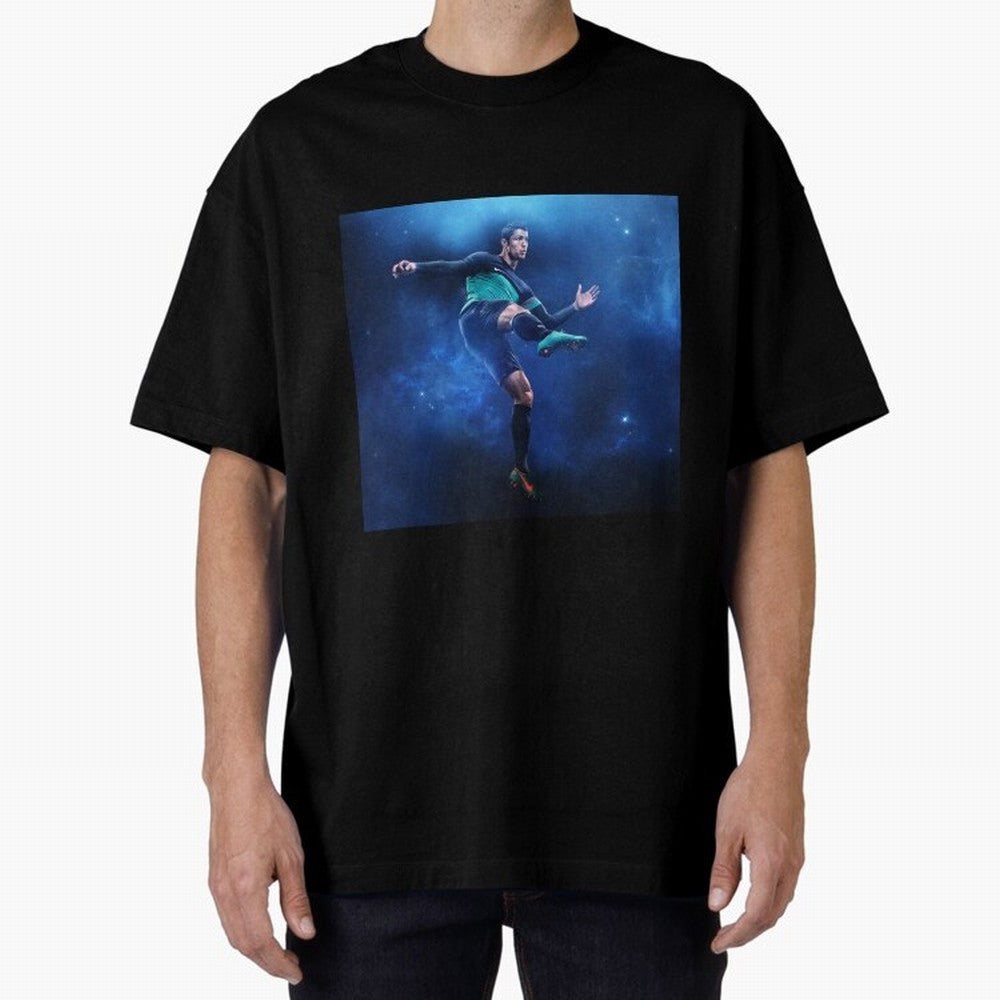 cristiano ronaldo #005 Oversized T-Shirt Celebrate Every Goal in the FIFA World Cup 2026 Group Stage Journey through Neymar, Haaland and Cristiano Ronaldo Highlights, France and Portugal Pride, Football History, Final Match Energy, Crowd Noise and
