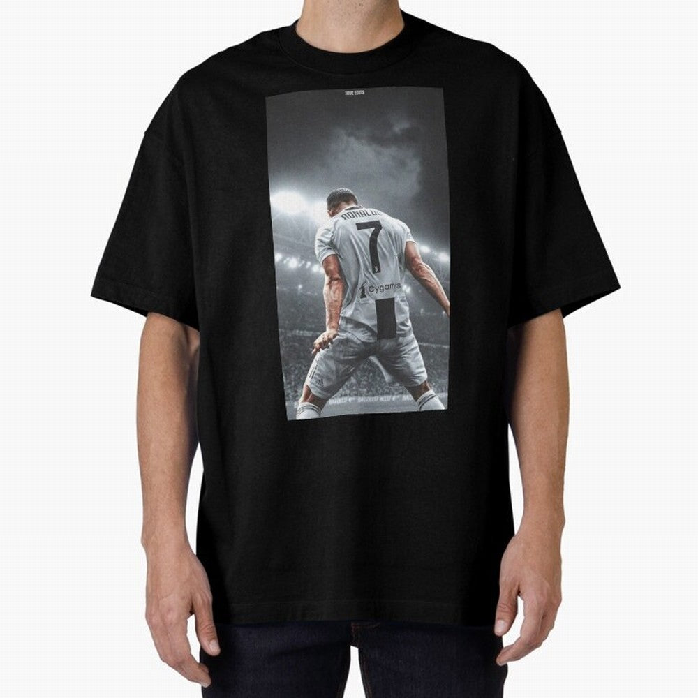 Cristiano Ronaldo Fantastic Oversized T-Shirt Cheer through Every Moment of FIFA World Cup 2026 Spirit, Made for England, France and Netherlands, CR7 and Messi, Football Festival Excitement, Trophy Ambitions, Country Rivalries and Star Player Buzz;