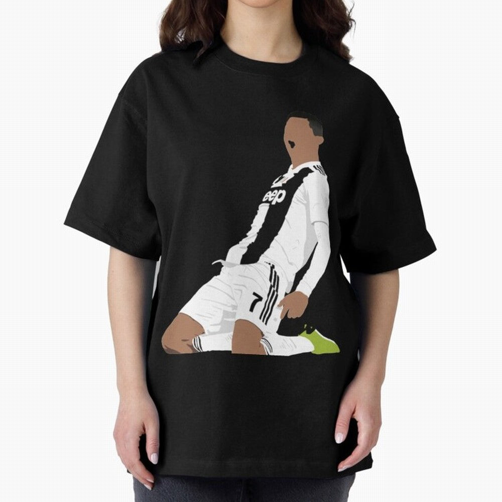 Cristiano Ronaldo Cristiano Ronaldo Oversized T-Shirt Experience FIFA World Cup 2026 Group Stage for Fans of CR7 and England and Germany, Bringing Supporter Pride, Iconic Celebrations, Legendary Names and Global Match Day Energy; Great for