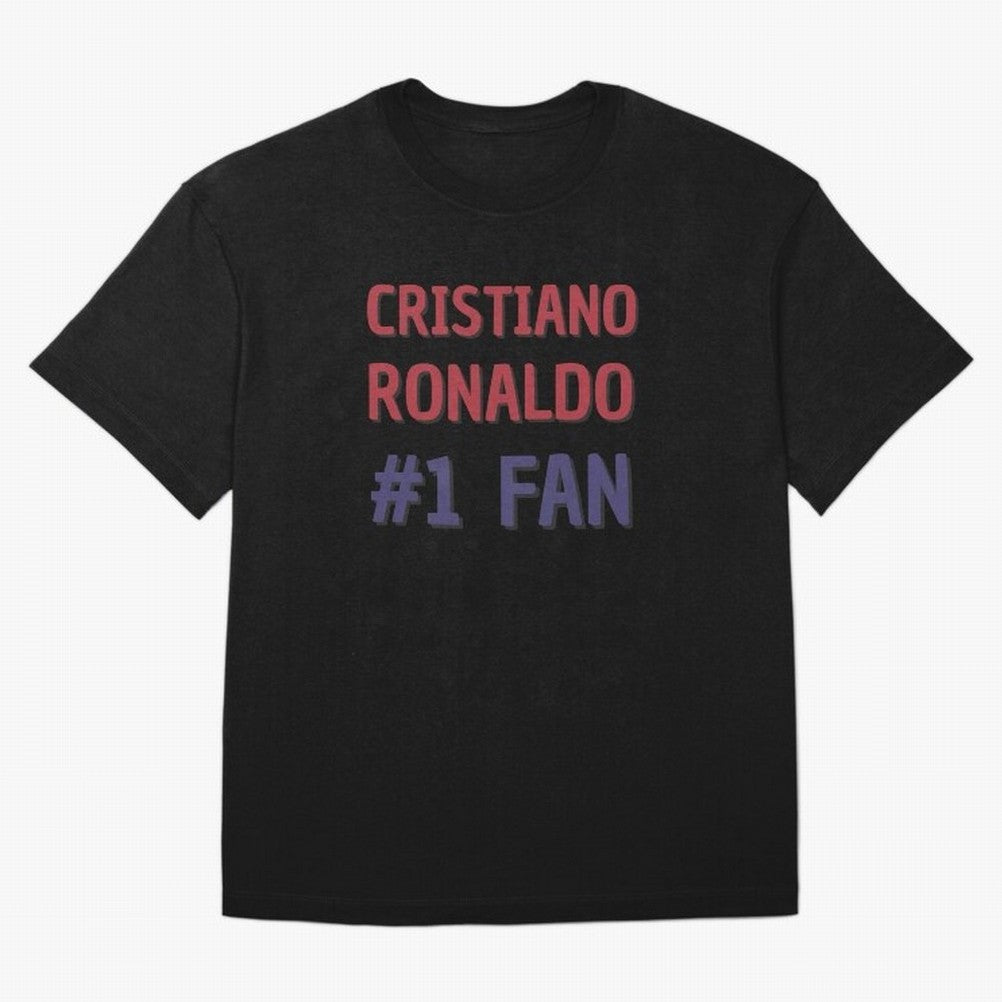 Cristiano Ronaldo - #1 Fan Oversized T-Shirt Capture FIFA World Cup 2026 with Messi and Cristiano Ronaldo, Portugal, Spain and Germany Energy, Football History, Final Match Energy, Crowd Noise and Once in a Lifetime Moments; Great for Supporters
