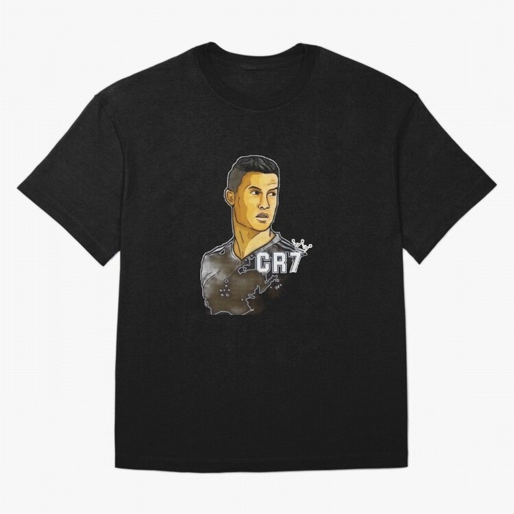 Cristiano Ronaldo digital art Oversized T-Shirt Feel FIFA World Cup 2026 Group Stage for Fans of Cristiano Ronaldo, Haaland and CR7 and Netherlands, Bringing Fan Favorite Moments, National Team Passion, Big Match Drama and Soccer History; Built for