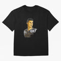 Cristiano Ronaldo digital art Oversized T-Shirt Feel FIFA World Cup 2026 Group Stage for Fans of Cristiano Ronaldo, Haaland and CR7 and Netherlands, Bringing Fan Favorite Moments, National Team Passion, Big Match Drama and Soccer History; Built for