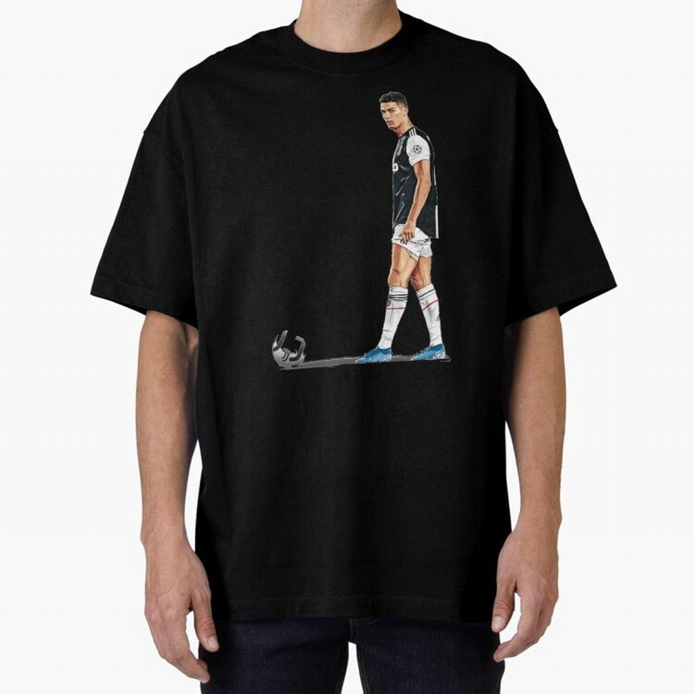 Ronaldo Watercolor Oversized T-Shirt Relive the Noise and Pride of the FIFA World Cup 2026 Group Stage Journey through Neymar Highlights, England Pride, Classic Soccer Heritage, Championship Pressure, Fan Loyalty and International Pride; Built for