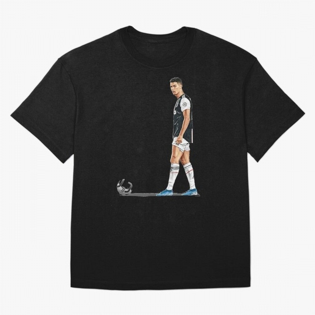 Ronaldo Watercolor Oversized T-Shirt Relive the Noise and Pride of the FIFA World Cup 2026 Group Stage Journey through Neymar Highlights, England Pride, Classic Soccer Heritage, Championship Pressure, Fan Loyalty and International Pride; Built for