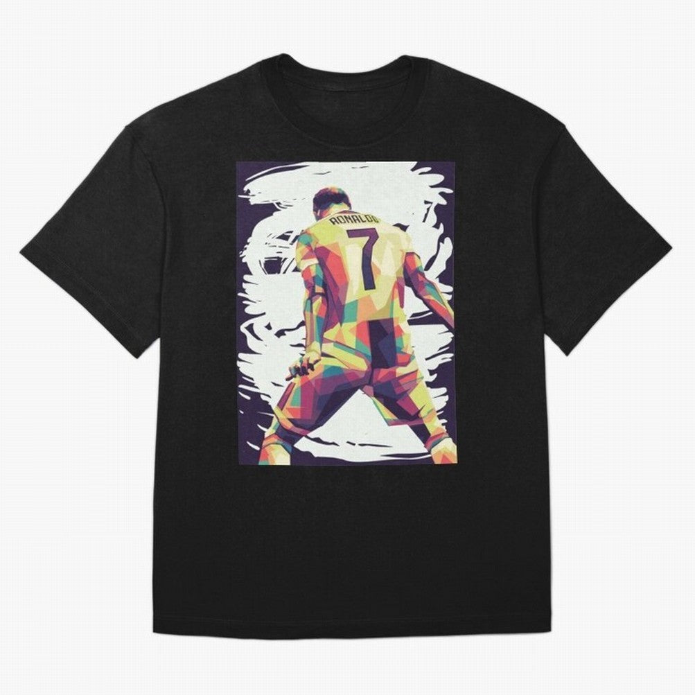 Cristiano Ronaldo Art cristiano ronaldo Oversized T-Shirt Treasure the FIFA World Cup 2026 Journey through Neymar Highlights, Argentina Pride, Soccer Culture, Superstar Moments, National Team Dreams and Competitive Fire; Perfect for Fans,