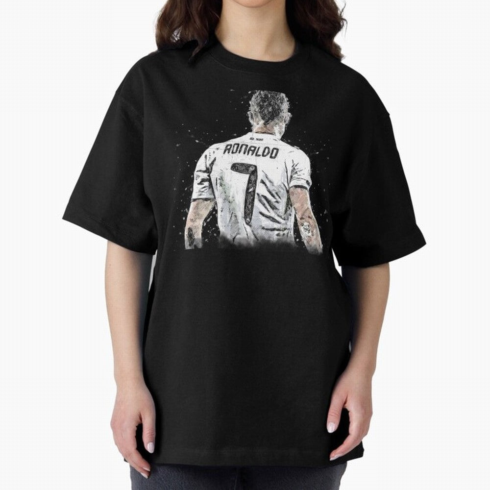Cristiano Ronaldo Cristiano ronaldo back Oversized T-Shirt Celebrate the Road through the FIFA World Cup 2026 Journey through Haaland Highlights, Netherlands Pride, Global Supporter Spirit, Legendary Goals, National Colors and Tournament