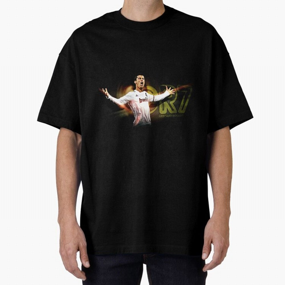 cristiano ronaldo 887 Oversized T-Shirt Celebrate Every Goal in FIFA World Cup 2026 USA Canada Mexico for Fans of Haaland and Mbappe and Argentina, France and Brazil, Bringing Tournament Hype, Historic Matchups, Family Viewing Parties and Global