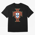 Portugal Soccer Logo Oversized T-Shirt Celebrate Fan Favorites in Global Football Passion for FIFA World Cup 2026, Driven by Mbappe and Neymar, Argentina and Brazil, Retro Football Energy, Iconic Rivalries, Trophy Chase Drama and Stadium