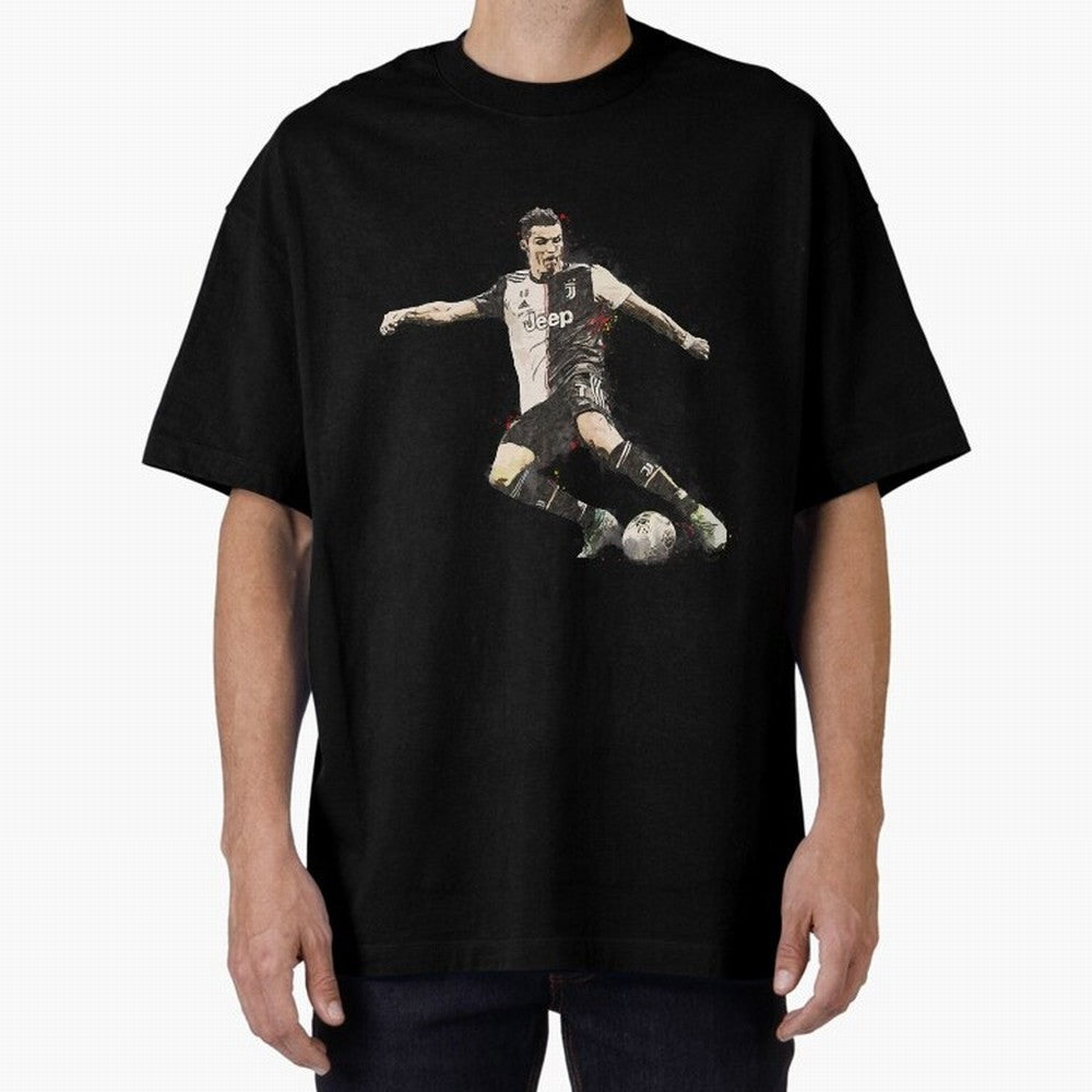 Cristiano Ronaldo Oversized T-Shirt Support Iconic Players in Global Football Passion for FIFA World Cup 2026 Group Stage, Inspired by CR7, Germany, Match Day Excitement, Supporter Culture, Golden Goals and Global Football Passion; Made for Die