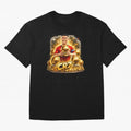 CR7 Five Ballon d'Or Trophies Cartoon ¨C Football Legend Illustration Oversized T-Shirt Relive FIFA World Cup 2026 Group Stage Made for Messi, Neymar and Mbappe, Spain Energy, Stadium Memories, Football Loyalty, International Chants and