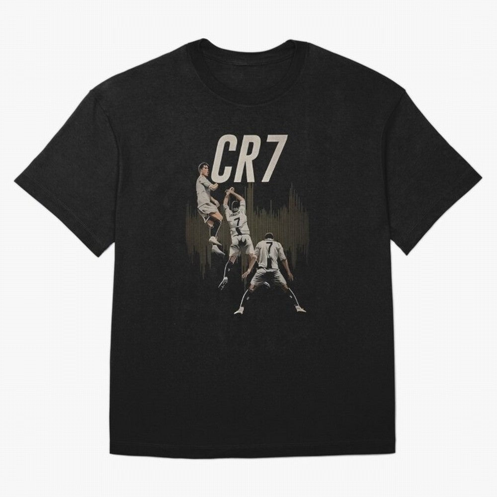 Cr7 Oversized T-Shirt Live the Energy of the FIFA World Cup 2026 USA Canada Mexico Journey through Messi, CR7 and Mbappe Highlights, Spain and Netherlands Pride, Classic Soccer Heritage, Championship Pressure, Fan Loyalty and International Pride;