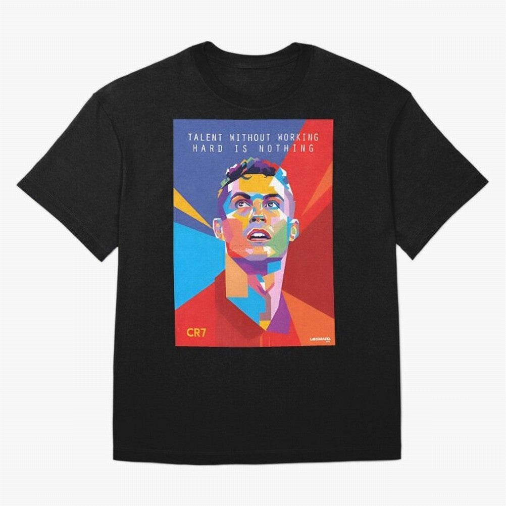 Cristiano Ronaldo Oversized T-Shirt Celebrate the Stars of the FIFA World Cup 2026 Journey through Neymar, Haaland and Cristiano Ronaldo Highlights, Brazil Pride, Stadium Memories, Football Loyalty, International Chants and Championship Tradition;