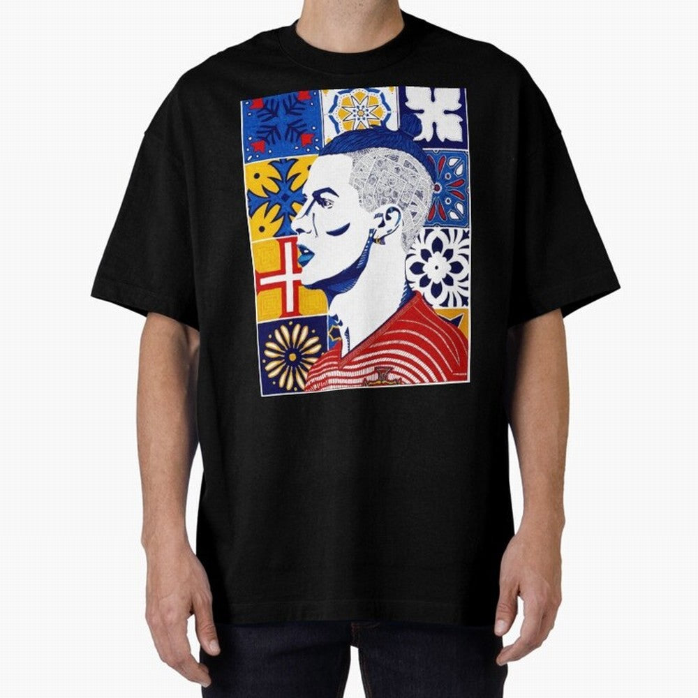 Cristiano Ronaldo Cristiano Ronaldo Azulejos Oversized T-Shirt Celebrate Unforgettable Nights in the FIFA World Cup 2026 Group Stage Journey through Messi, CR7 and Mbappe Highlights, Portugal Pride, Sports Nostalgia, International Competition,