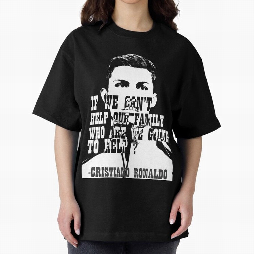 Cristiano Ronaldo cristiano ronaldo quotes Oversized T-Shirt Join the Global Buzz around Global Football Passion for FIFA World Cup 2026 USA Canada Mexico, Centered on Cristiano Ronaldo, Haaland and CR7, England, Championship Spirit, Famous Goals,
