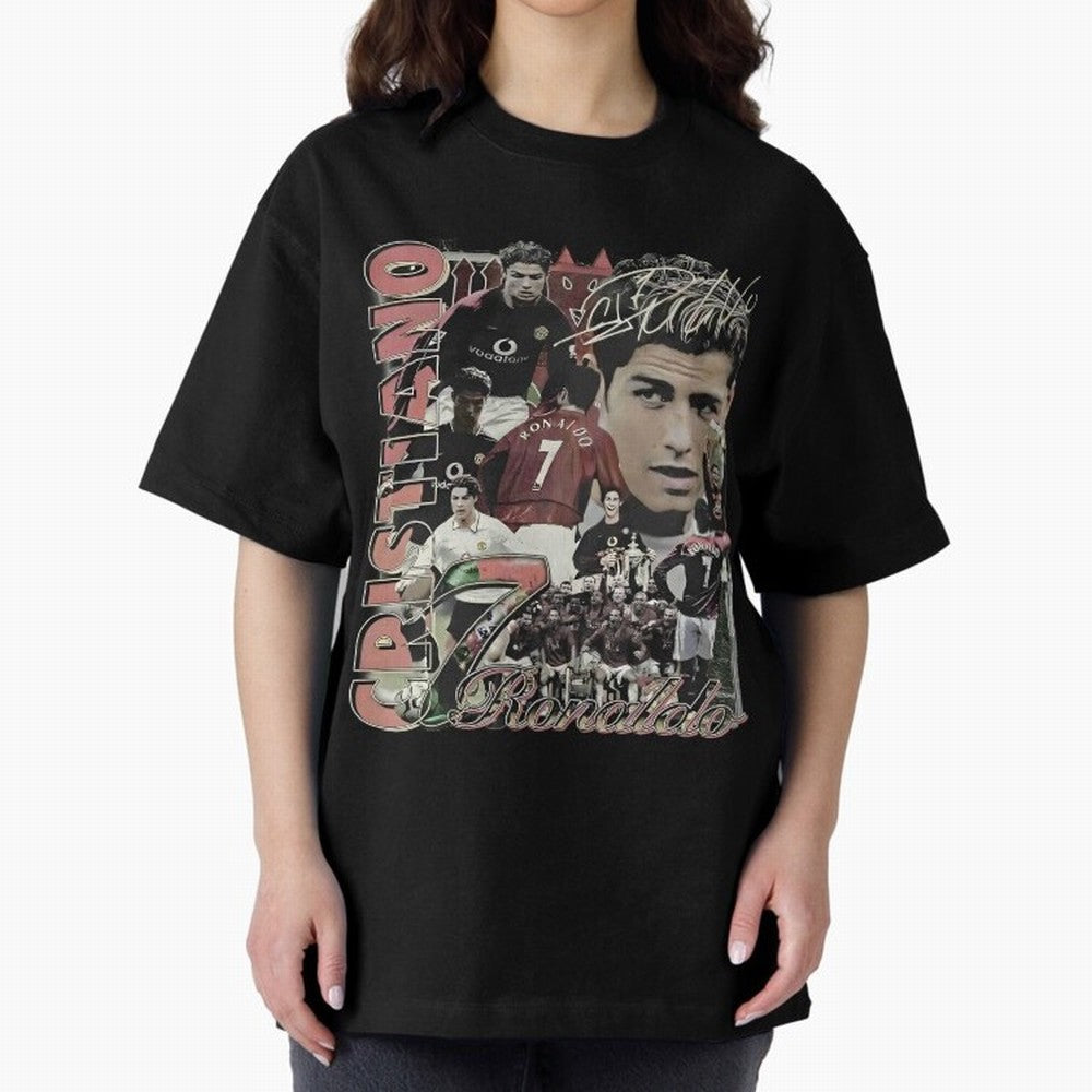 Limited Cristiano Ronaldo CR7 Vintage Oversized T-Shirt Turn Every Weekend Toward the FIFA World Cup 2026 USA Canada Mexico Journey through Neymar, Haaland and Cristiano Ronaldo Highlights, Brazil, Portugal and Argentina Pride, Goal Celebration